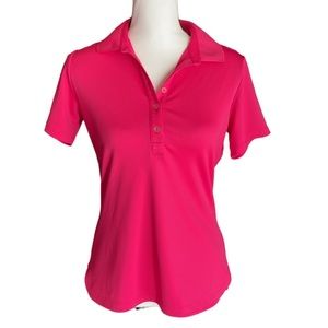 Nike Golf Dryfit Tour Performance Hot Pink Polo M